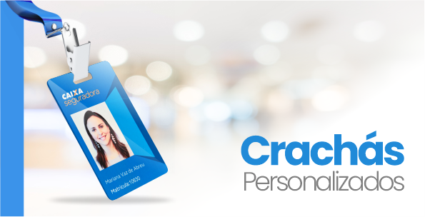 Crachás em PVC Personalizados - Espaço do Crachá