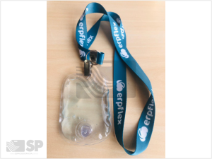 Porta Alcool Gel Personalizado SP  | Exemplo Espaço do Crachá | Exemplo 7