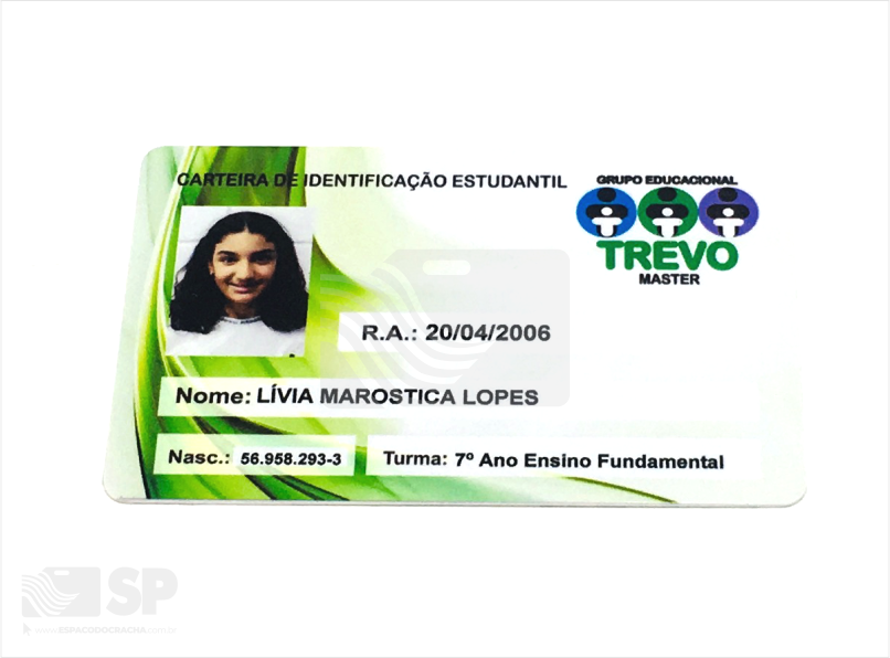 Carteirinha de Estudante | Espaço do Crachá