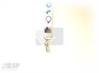 Cordões com Chaveiro | Exemplo Espaço do Crachá | Imagem 11